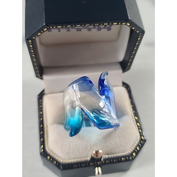 Artisan Made Glass Ring SIZE US 7 - Picture 1 of 10